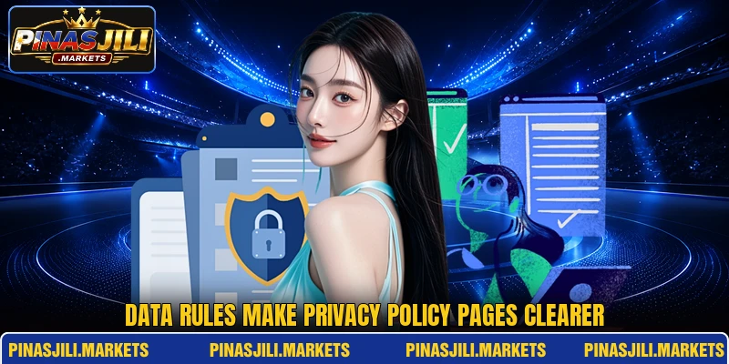 Data rules make privacy policy pages clearer