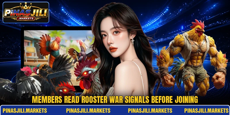 Members read rooster war signals before joining Members read rooster war signals before joining
