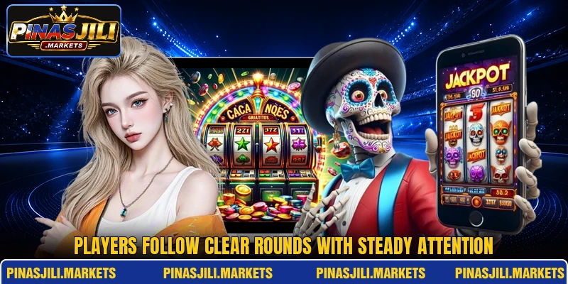 Players follow clear rounds with steady attention Players follow clear rounds with steady attention