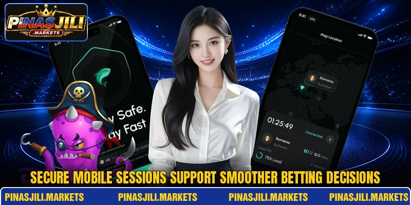 Secure mobile sessions support smoother betting decisions