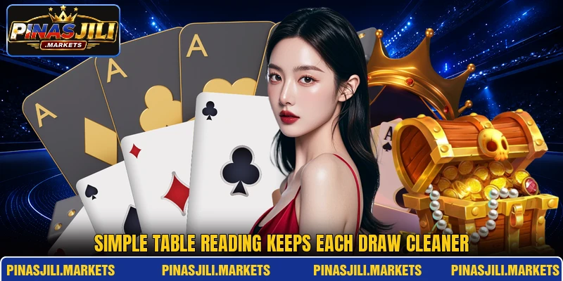 Simple table reading keeps each draw cleaner Simple table reading keeps each draw cleaner